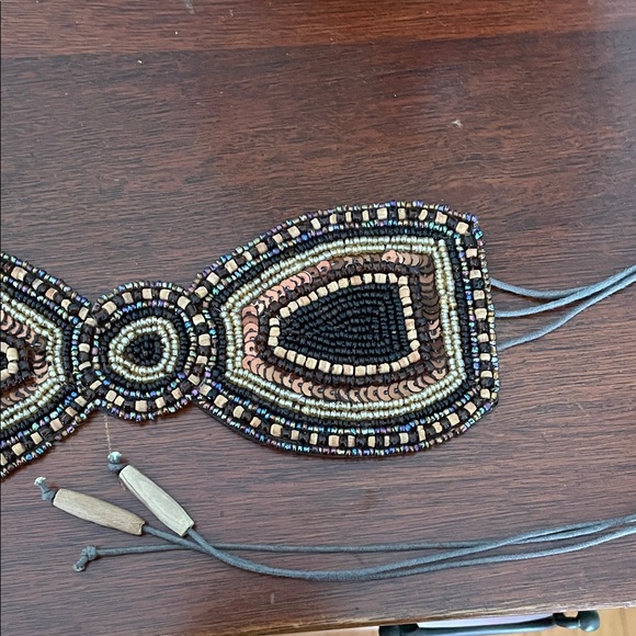 Beaded Bohemian Statement Belt - Picture 5 of 8